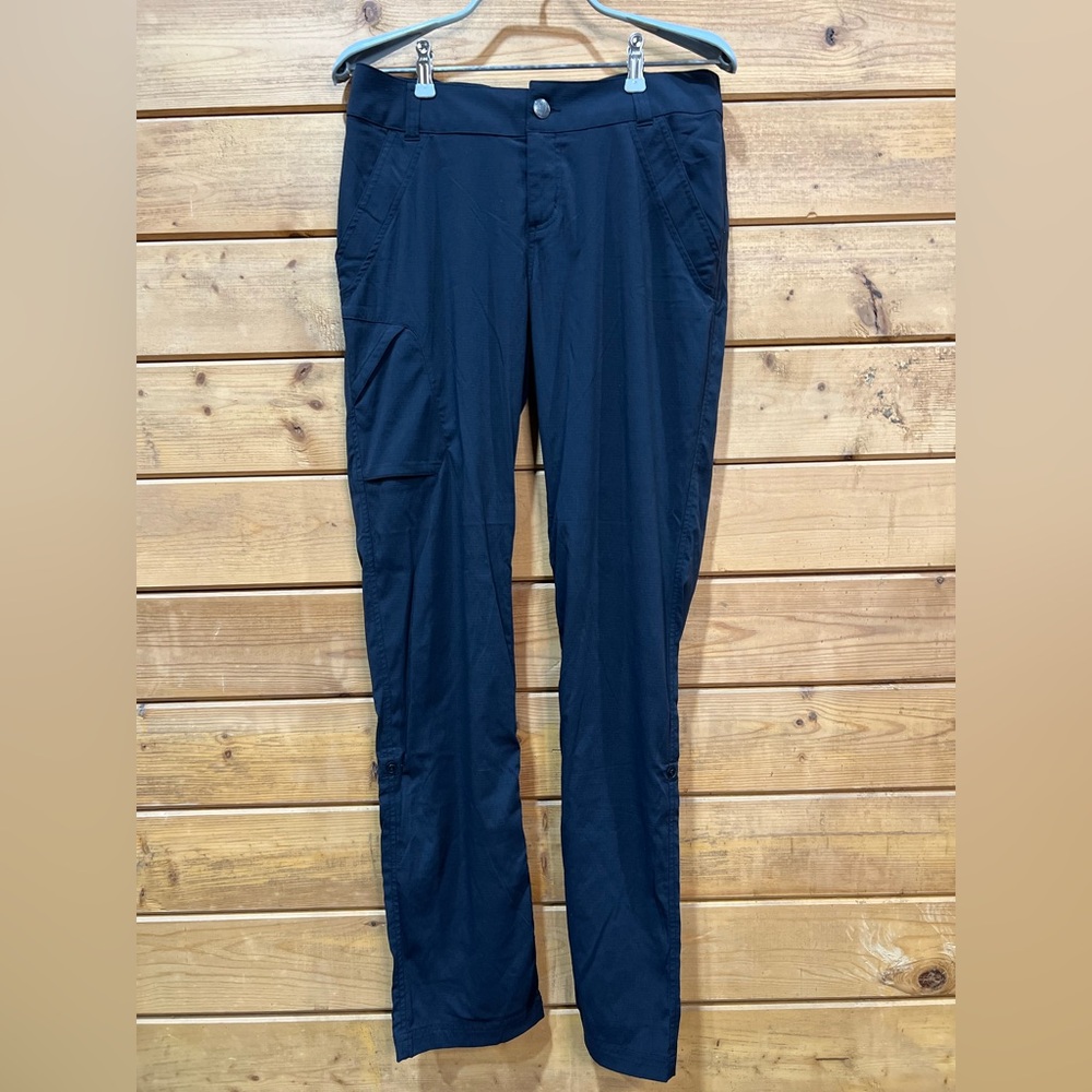 Marmot Ripstop Roll-Up Performance Pants — Black, Size 6 Lightweight & Packable